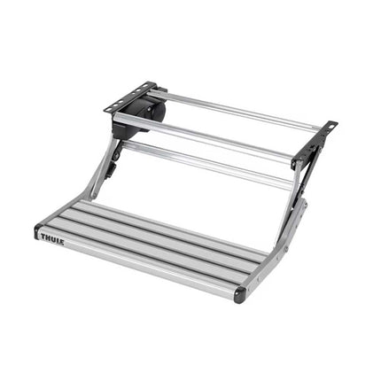 Durable 12V Electric Single Caravan RV Step: Aluminium Pull-Out Folding Caravan Accessory Step