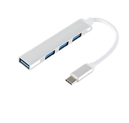 USB C to USB 3.0 OTG Hub, 4 Ports Type C Adapter Connector