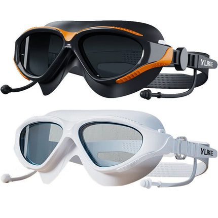 Anti-Fog Swimming Goggles, Professional Snorkel Diving Mask for Adults