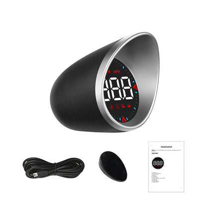 Universal G5 HUD GPS Speedometer Car Head Up Display with Speed Alarm
