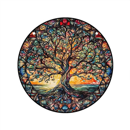 3Pack Tree of Life Home Garden Wall Art, Indoor Outdoor Acrylic Ornament