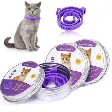 3 Pack Calming Collar for Cats Natural Lavender Pheromone Cat Calming Collars