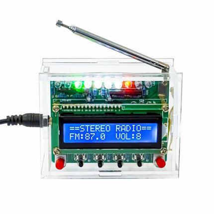 DIY Electronics Kit RDA5807 FM Radio 5W Amplifier Indicator
