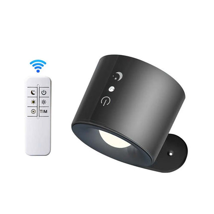 Rechargeable LED Magnetic Wall Mounted Night Lamp with Remote