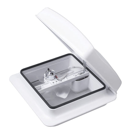 CARAVAN SHOWER HATCH 320MM 12VOLT WITH FAN AND LED LIGHTS