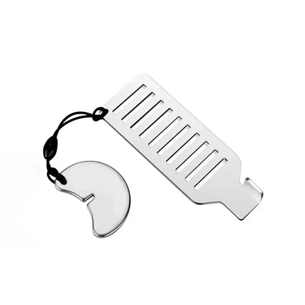 Portable 8cm Stainless Steel Anti-Theft Door Blocker Security Tool