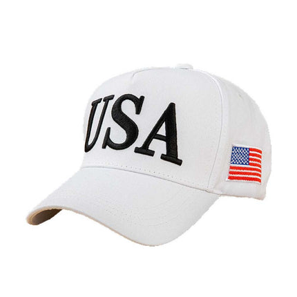 USA Donald Trump Baseball Cap Flag #45-47 Strapback Logo President New