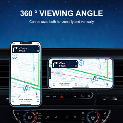Magnetic Wireless Car Charger Mount Holder for iPhone 15 Phone Charging Stand