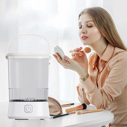 Portable Electric Makeup Brush Cleaner Machine, Automatic USB Tool