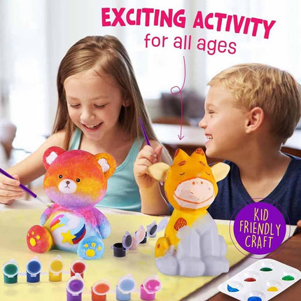 DIY Bear Lamp Painting Kit for Kids, Fun Arts & Crafts Activity Set
