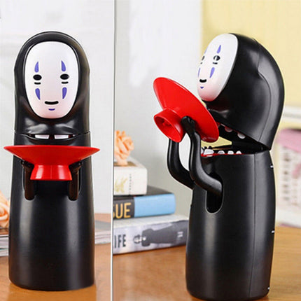 Spirited Away No Face Kaonashi Coin Bank Music Piggy Bank Figure Gift Anime