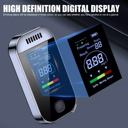Professional LCD Digital Breathalyzer Police Alcohol Tester Self Analyzer
