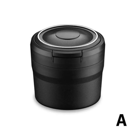 Auto Car Ashtray LED Lid Cigarette Cup Ash Holder Self Extinguishing