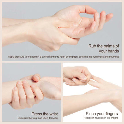 Cordless Hand Massager with Heat and Compression for Arthritis Relief