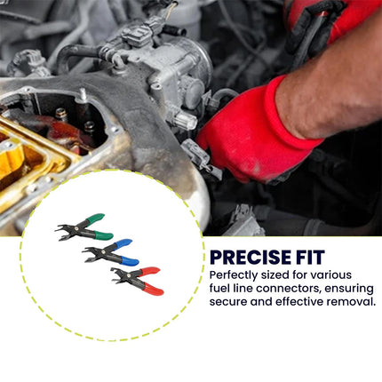 3PC Fuel Line Disconnect Pliers Set, Petrol Diesel Pipe Removal Tool