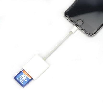 8Pin SD Card Camera Reader for iPhone XR XS Max iPad Pro Mini