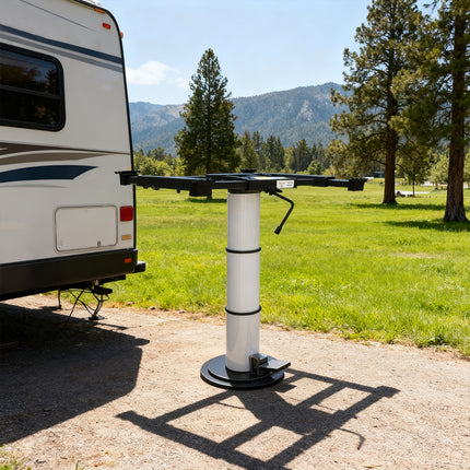 Adjustable Table Leg for Boat RV – Height Lift & 360° Swivel Pedestal Caravan