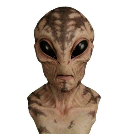Soft Latex Alien Mask, Scary Halloween Cosplay Prop Comfortable