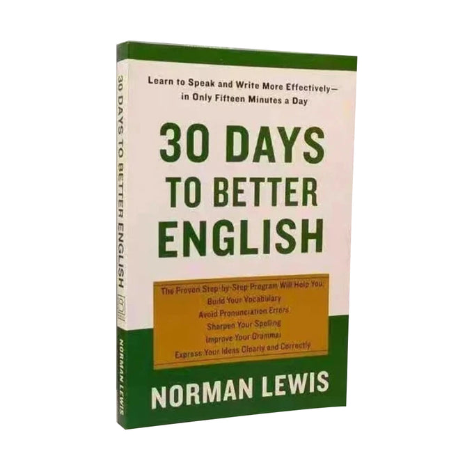 30 Days to Better English – A Proven Plan for Rapid Language Improvement