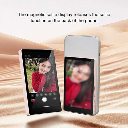 Wireless Magnetic Selfie Monitor Screen Phone Rear Camera Vlog Aid Device