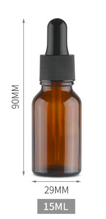 5-100ml Amber Glass Dropper Bottle, Essential Oils Reagent Eye Pipette AU