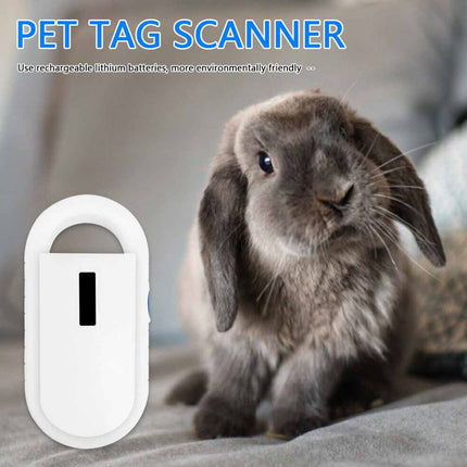 Handheld Pet Microchip Scanner, RFID Digital Identification Reader