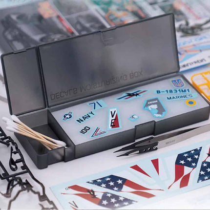 DIY Water Decals Sticker Box Hand Crafts Hobby Tools for Gundam Model