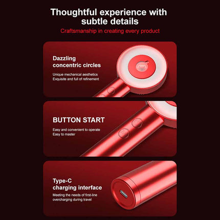 Professional Red Light Therapy Brush Comb for Scalp Massage & Hair Growth