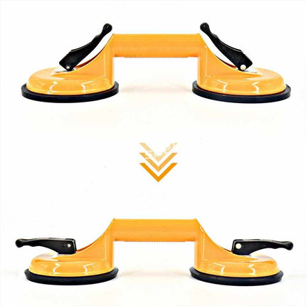 110kg Dual Suction Cup Aluminium Glass Lifter Heavy Duty Dent Puller
