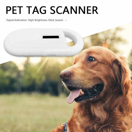 Handheld Pet Microchip Scanner, RFID Digital Identification Reader