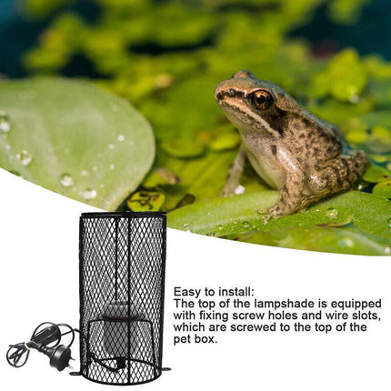 200W Ceramic Reptile Heat Lamp Bulb E27 Holder with Switch for Cage Brooder