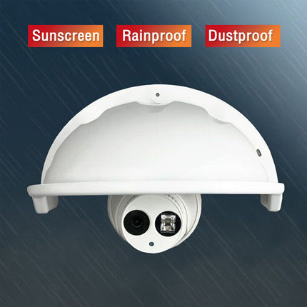 Outdoor Dome Camera Rain Cover Sun Shade CCTV Security Protector