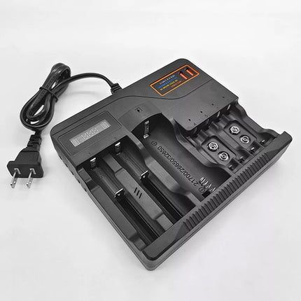 LCD Smart Battery Charger for AAA AA 9V Ni-MH Ni-CD Rechargeable
