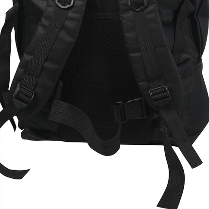 Military Backpack Tactical Hiking Camping Black-2018816652292001795