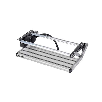 Durable 12V Electric Single Caravan RV Step: Aluminium Pull-Out Folding Caravan Accessory Step