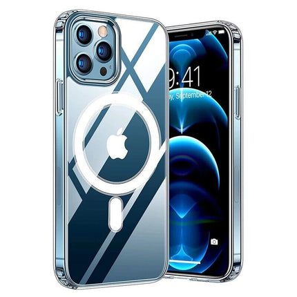For iPhone 14 Pro Max Plus: MagSafe Shockproof Case & Full Protector Set