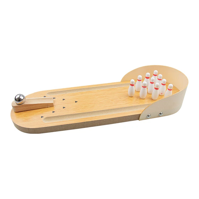 Mini Tabletop Tenpin Bowling Set, Fun Family Game & Novelty Gift