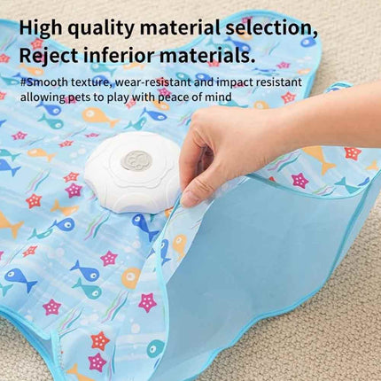 Automatic Moving Feather Cat Toy with Mouse Sounds, USB Interactive