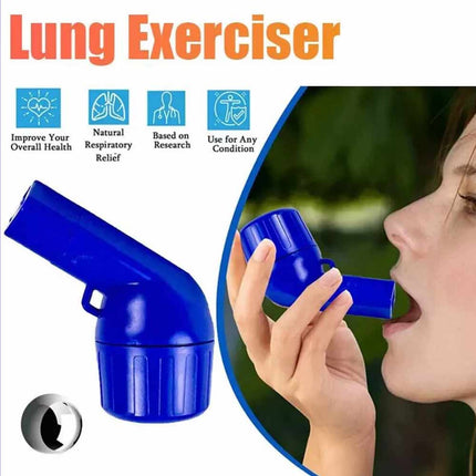 Lung Exerciser Mucus Remover Naturally Clear Mucus Breathing Aid Device NEW