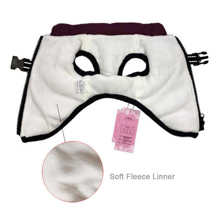 Waterproof Winter Dog Jacket with Harness, Breathable Sizes S-L