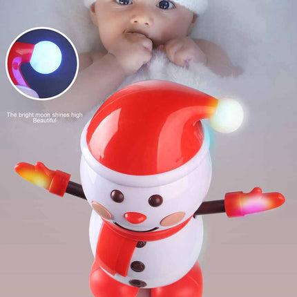 Musical Electric Snowman Dance Toy Xmas Decoration Gift for Children