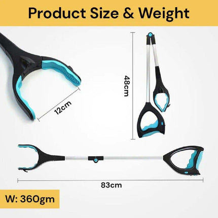 Aluminium Magnetic Reacher Grabber Extendable Pick Up Tool Hand Picker Arm