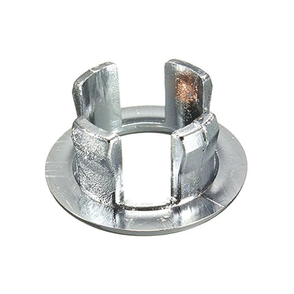 10x Bathroom Basin Sink Overflow Cover Trim Replacement Chrome Plastic