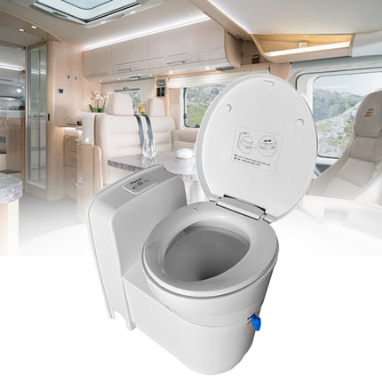 RV Caravan Toilet 3J-W5000 – Compact Hygienic Rotating Bowl, 17.2L Tank