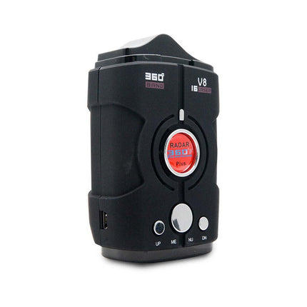 360 Degree Car Radar Detector Laser Speed Camera Full Band Voice Alarm