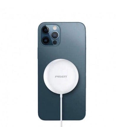 Pisen 15W Fast Charger Pad Magnetic MagSafe for iPhone 14/13 Pro Max/12 Mini