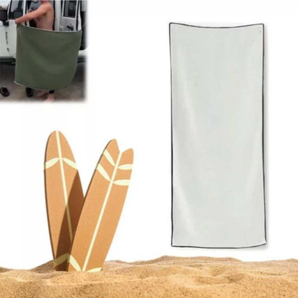 Outdoor Magnetic Coral Fleece Towel, Multifunctional Bath Towel with Magnets