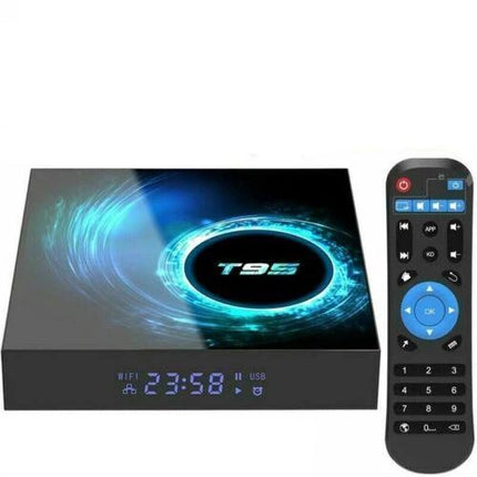 T95 TV Box 4GB 32GB Android 10.0 Quad Core HD 6K WiFi 5G Media Player