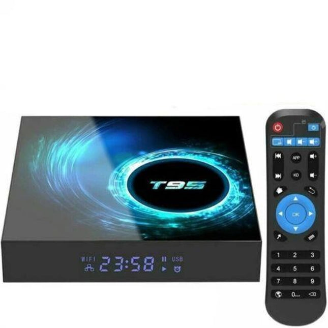 T95 TV Box 4GB 32GB Android 10.0 Quad Core HD 6K WiFi 5G Media Player