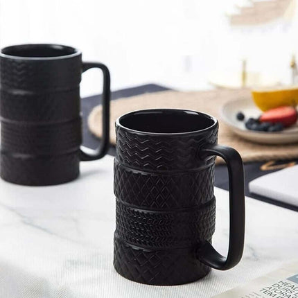 Tyre Tire Mug Large Ceramic 500ml Birthday Christmas Tea Coffee Gift
